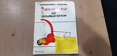 Sperry New Holland 37 Double-chop Operator's Manual • $19.99