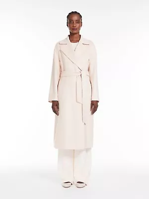 Max Mara Wool And Cashmere Robe Coat US Size 8 IT 42 Brand New • $400