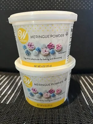 Wilton Meringue Powder Egg White Substitute 4 Oz Pack Of 2 • $21.99