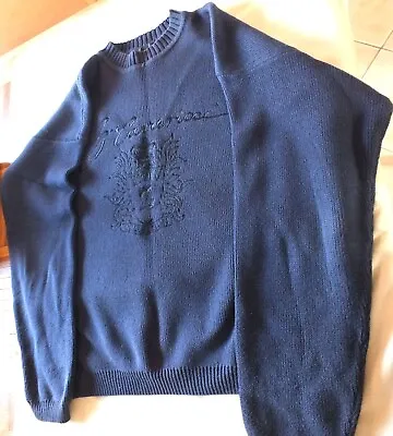 Vintage Z. Cavaricci 90s Men's Cotton Sweater Sz. M Great! • $50