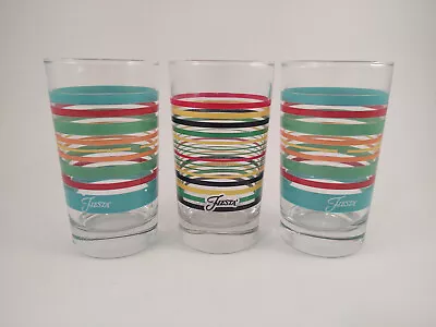 $10 • Buy Set Of 3 Homer Laughlin Fiesta Fiestaware Juice Glasses