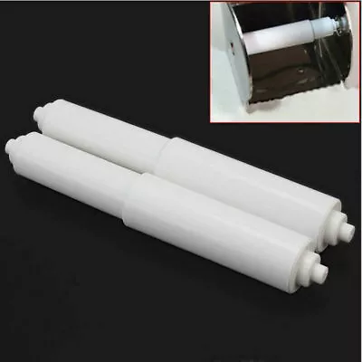 $2.51 • Buy White Replacement Toilet Paper Roll Holder Roller Spindle Spring Best New