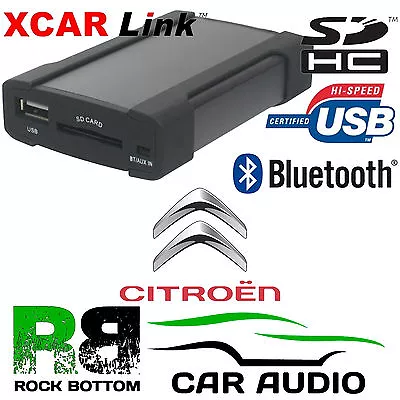 Citroen C2 2002-2005 Car Stereo USB SD AUX In IPod Interface & Bluetooth Option • £79.99