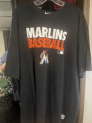Miami Marlins Nike Team Issue T-Shirt 4XL Rare! • $15