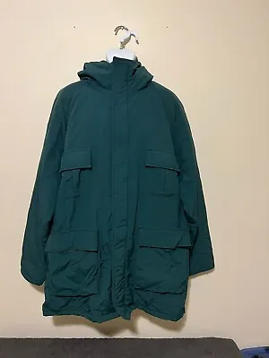 Vintage WOOLRICH Forest Green Wool Lined  Field / Hunting Jacket | Mens XL 46-48 • $59