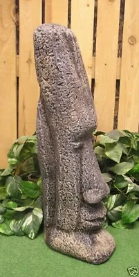 3551 Easter Island Head Tiki Rapi Nui 25  Slender Latex Fiberglass Mold Concrete • $495