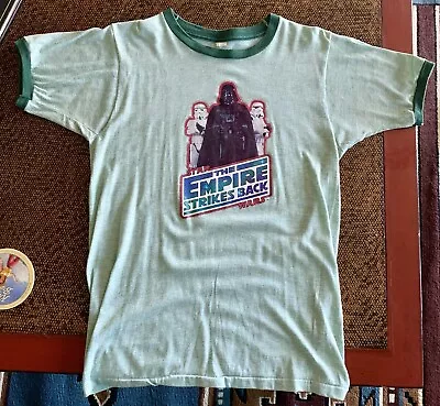 1980 Star Wars The Empire Strikes Back Graphic T Shirt Sz-L VTG Screen Stars • $60