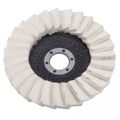 £5.15 • Buy Flap Felt Buffing Polishing Mop Wheel For Drill Bench Angle Grinder Tools SH