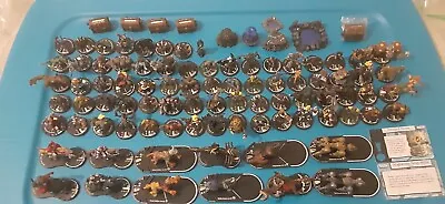 Mage Knight Wizkids 96 Piece Lot- 84 Figures 2 Cards 5 Chests 5 Game Pieces • $75