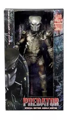 NECA Predator Jungle Hunter 1/4 Scale Action Figure With LED Lights -Official  • £17.99