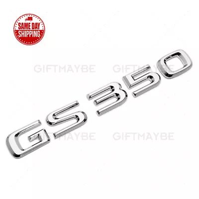 $24.99 • Buy For Lexus Trunk Chrome GS 350 Letter Logo Badge Decal Car Emblem Replace F-Sport
