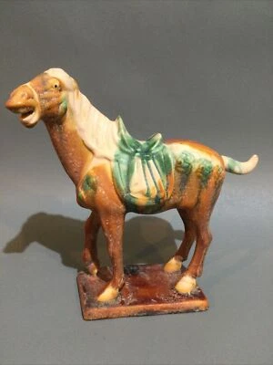 £9.95 • Buy Vintage Chinese Ceramic Horse Tang Dynasty Style