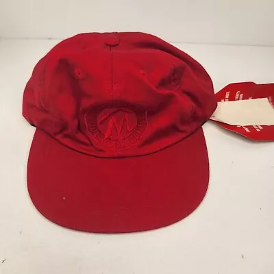 Vintage Marlboro Hat Unlimited Gear Strapback Cap Embroidered Cigarette Logo New • $25.29