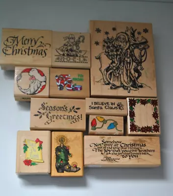 Rubber Stamps Christmas Holiday Mixed Variety • $2