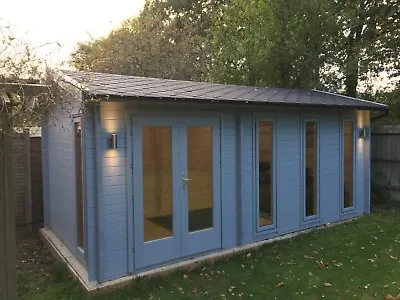 10ft By 19ft Log Cabin Ideal For Garden Office Or Gym • £6779