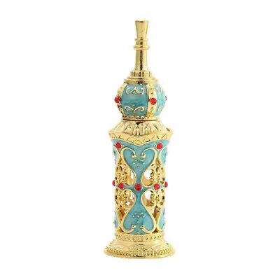 Vintage-Style Perfume Empty Bottle Metal&Glass Glass Refillable Decoration Tool • $14.99