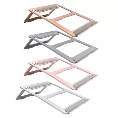 Laptop Stand Foldable Aluminum Cooling Stand For Notebook Mac-Book Tablets • $35.30