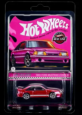 Hot Wheels RLC Exclusive Pink Edition 1993 Ford Mustang Cobra R (PRESALE) • $52