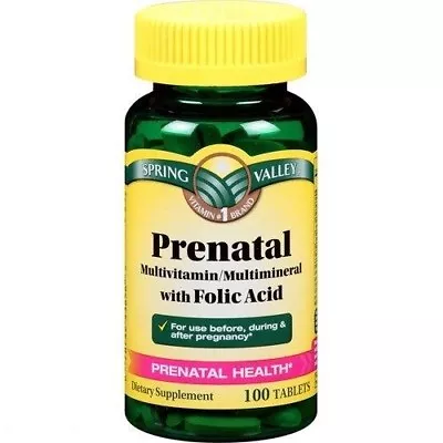 100 CT Prenatal Vitamins Spring Valley 1 Per Day Dose • $15.95