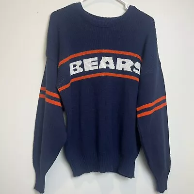 Vtg Chicago Bears Cliff Engle Coach Sweater  Adult Large • $60