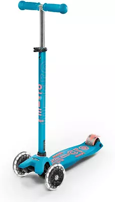 Micro Kickboard - Maxi Deluxe LED - Three Wheeled Lean-To-Steer Swiss-Designed  • $152.47