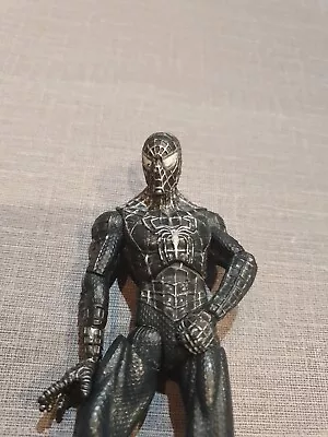 Symbiote Black Suit SPIDER-MAN Marvel Legends Figure 6 Inch Hasbro 2008 • £18