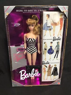 Original 1959 Barbie Doll 35th Anniversary Special Edition 1993 Mattel  • $25