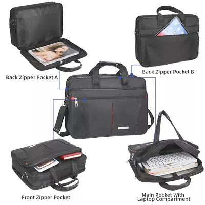 15.6/17/18 Inch Laptop Shoulder Bag Briefcase Business Notebook Pouch Cover Case • $26.99