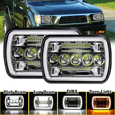 Motorcycle Led Headlight 5 X 7inch / 6 X 7inch Headlamp 400w 40000lm Ip67  • £17.64