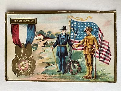 Decoration Day Vintage Military Soldiers Vintage Postcard 1912 • $4