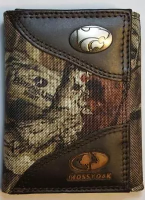 ZEP PRO Kansas State Wildcats MOSSY OAK Camo  Trifold Wallet Tin Gift Box • $44