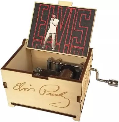 Elvis Presley Mini Music Box With Can’T Help Falling In Love Gifts • $33.13
