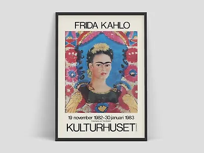 $62.55 • Buy Frida Kahlo 1982 Retro Advertising Rare Vintage Wall Art Print. Great Decor