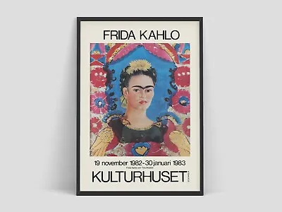 Frida Kahlo 1982 Retro Advertising Rare Vintage Wall Art Print. Great Decor • $109.17