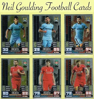 Topps MATCH ATTAX EXTRA 2014-15 ☆ PREMIER LEAGUE - LIMITED EDITION ☆ Cards • £1.99