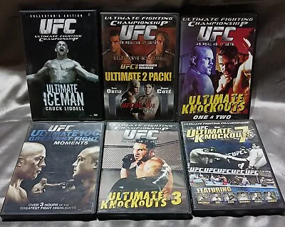 UFC- SIX Lot Of DVD's Pre-Owned In EX Condition! 200305'07'09' • $59.99