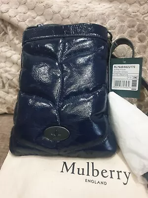 Mulberry Softie Phone Pouch Sapphire  BNWT • £195