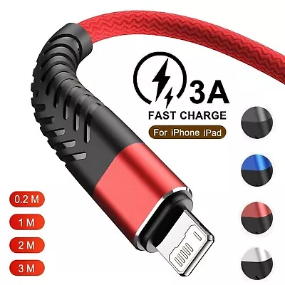 Heavy Duty Fast Charger USB Data Cable Charging Cord For IPhone 11 12 13 X 6 7 8 • $7.86