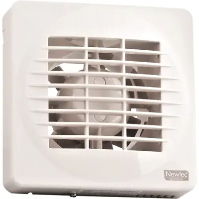 £25.99 • Buy Newlec Extractor Fan NL880T - Bathroom Wall/Ceiling - 6  Square For 4  Duct