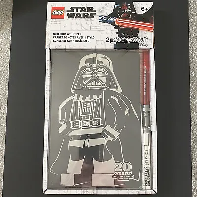 £24.75 • Buy Lego Star Wars Darth Vader Notebook & Gel Pen Set 5005838 20th Anniversary NEW