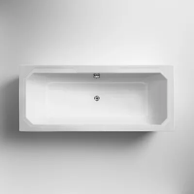 Nuie Ascott Double Ended Rectangular Bath 1800mm X 800mm - Acrylic • £230.95