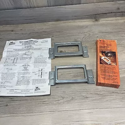 DOOR HINGE INSTALLATION TEMPLATES MORTISING KIT 3 1/2  & 4  Vermont American • $9.95