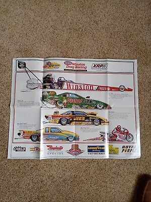 NHRA Salutes The Drag Racing Champions 2001 Annual Poster • $4