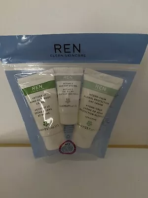 £5 • Buy REN CLEAN SKINCARE X 3 💚 Trio Set For Hands & Body, Eyes & Face 💚💚💚