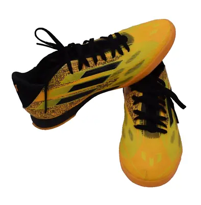 ADIDAS X SPEEDFLOW Messi.3 Indoor Soccer Shoes Yellow Black GW7521 | US Mens 7.5 • $29.69