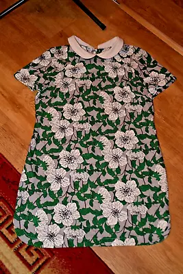 £19.99 • Buy Ladies Atmosphere 60s Go Go Mary Quandt Style MOD Pencil Shift Mini Dress 14