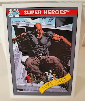 2013 Marvel Fleer Retro 1990 Impel Luke Cage Insert Card #16 • $20