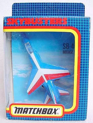 Matchbox SKYBUSTERS MIRAGE F1 French Airforce JET FIGHTER Plane SB-4 MIB`90! • $29.99