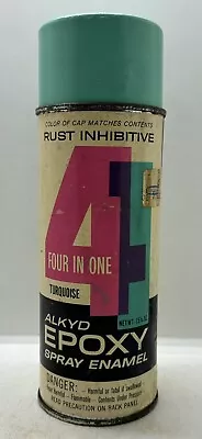 Vintage 1950’s Four In One Alkyd Epoxy Advertising Spray Enamel Tin Paint Can • $24.99