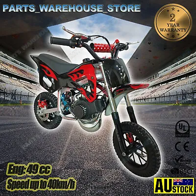 Mini Motor Dirt Bike Kids Pocket 2 Stroke Motorcycle Monkey Atv Toys 49cc • $384